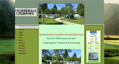 Desktop Screenshot of frankenalb-camping.de